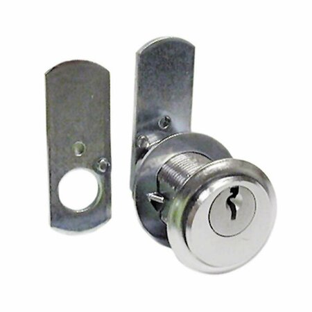 NATIONAL LOCK 1-.75 In. Cylinder Pin Tumbler Locks With Key 915 - Dull Chrome N8109 26D 915